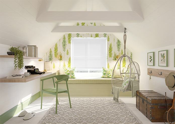 Valencia Voile, Coastal White - Roller Blind - Image 8